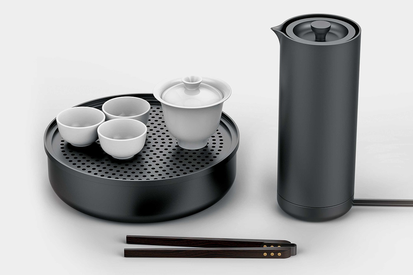 tea set，portable，Traditional art，2021 red dot design concept award，