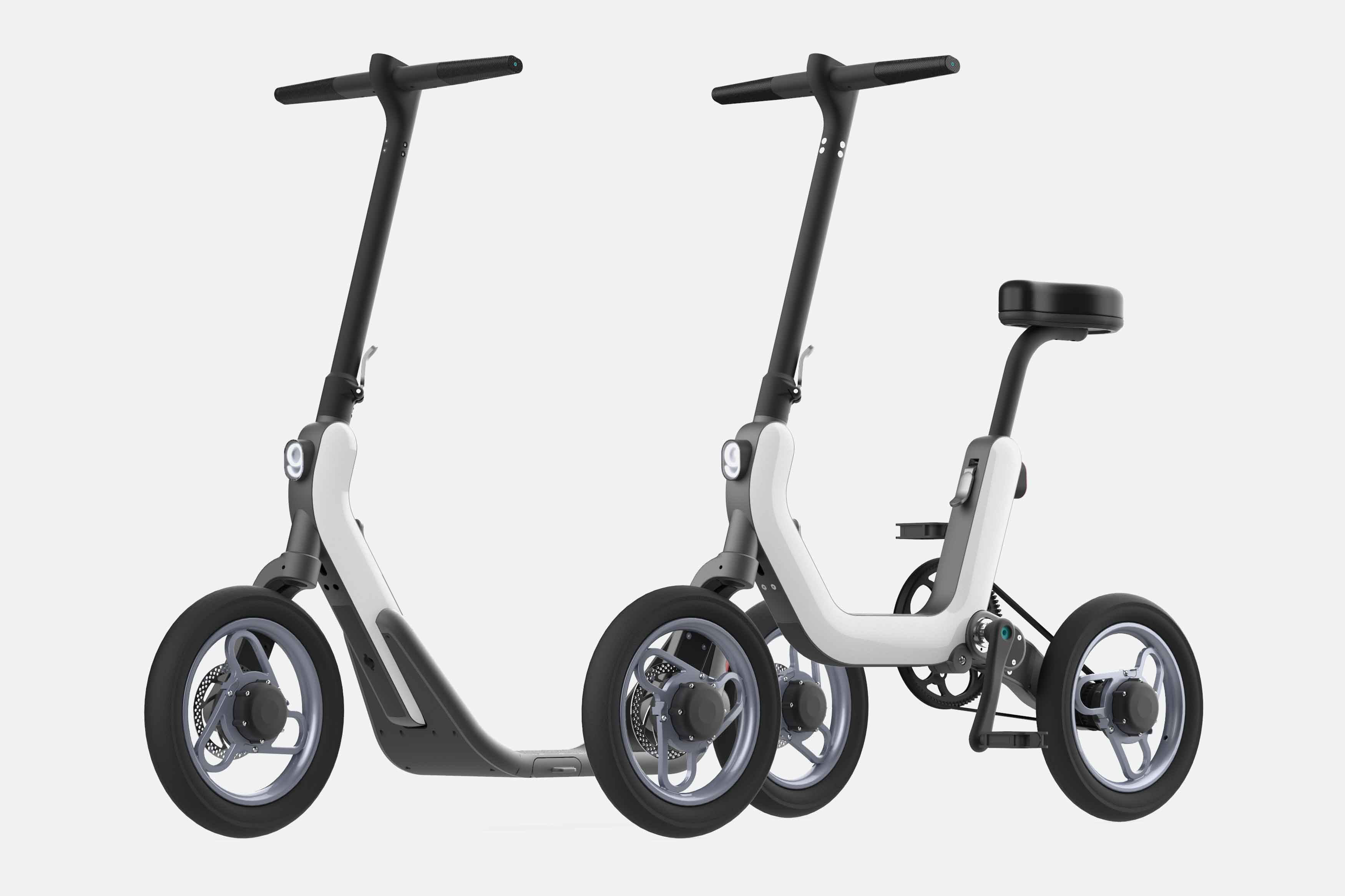 Electric scooter，modularization，environment protection，2021 red dot design concept award，