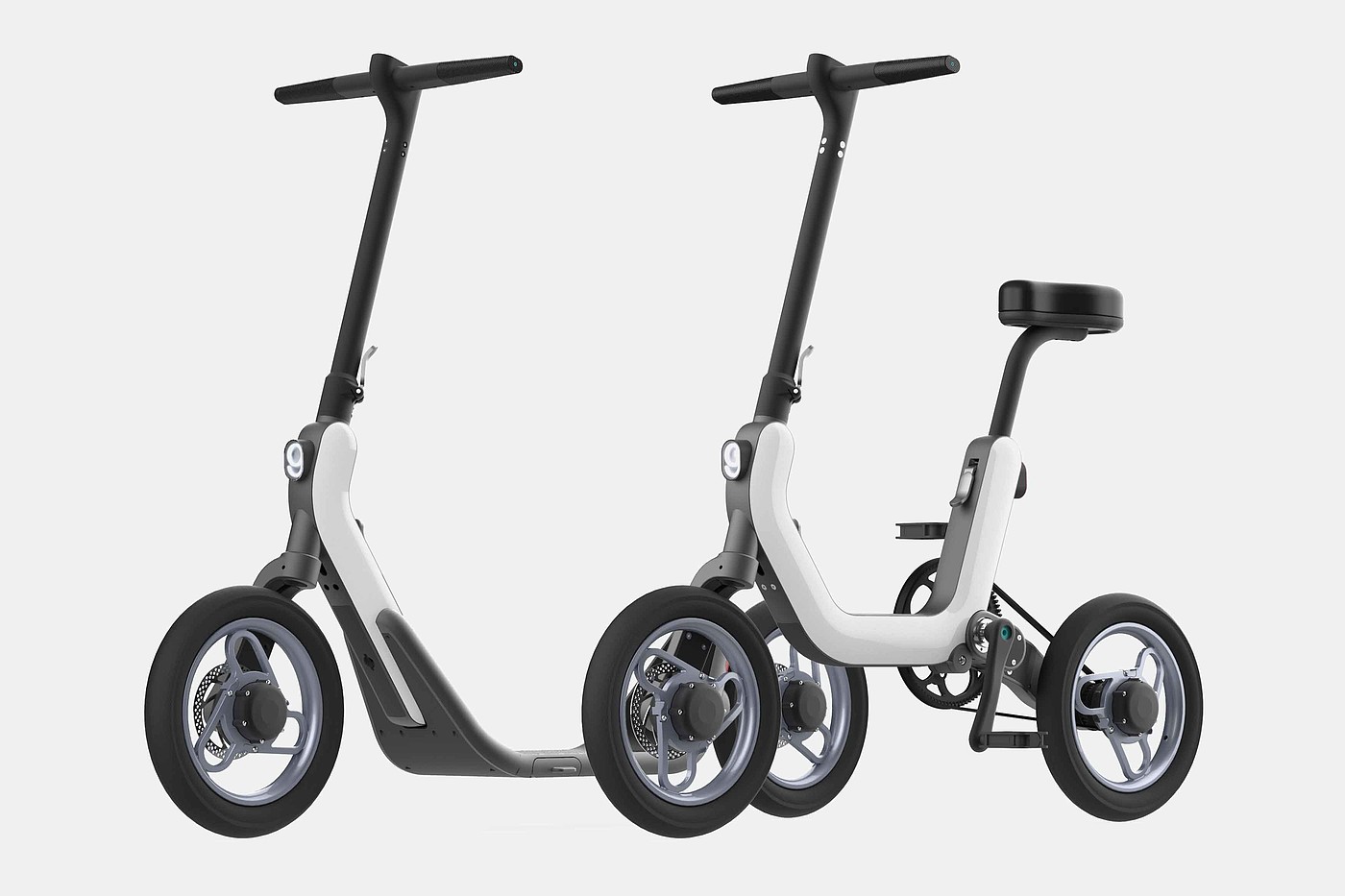 Electric scooter，modularization，environment protection，2021 red dot design concept award，