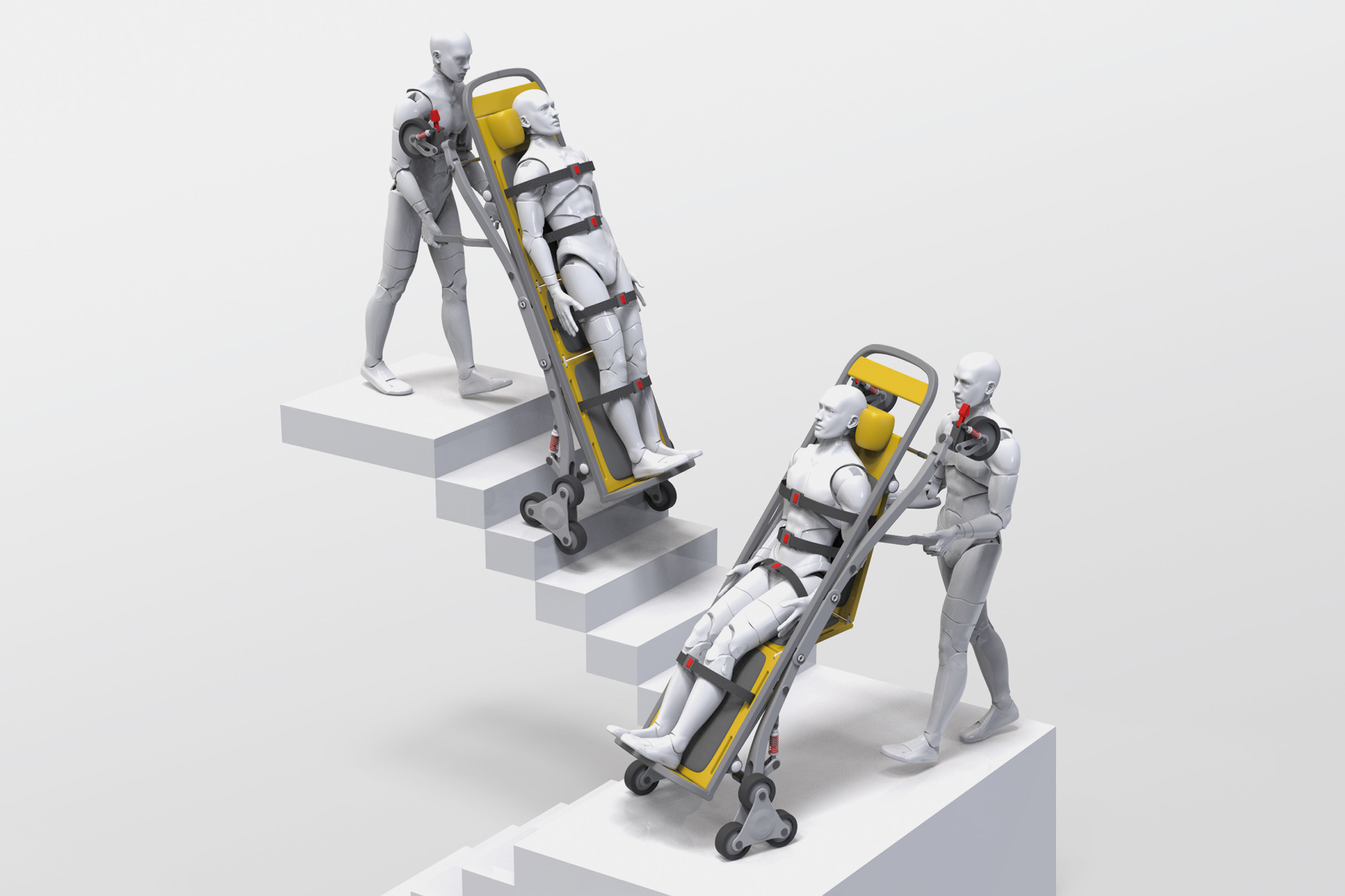 stretcher，Lightness，first aid，2021 red dot design concept award，