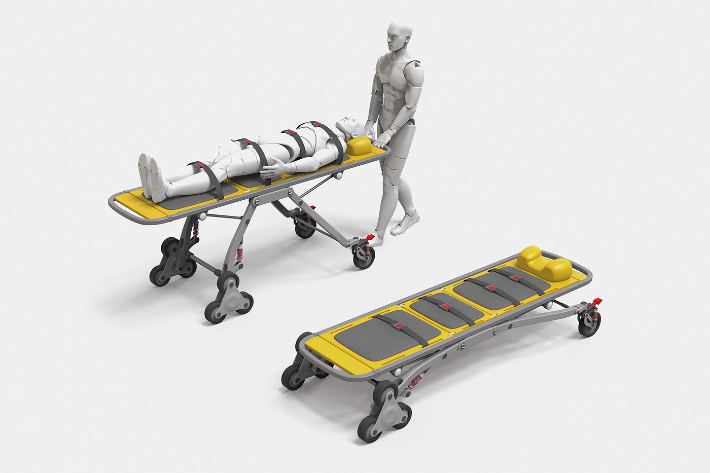 stretcher，Lightness，first aid，2021 red dot design concept award，