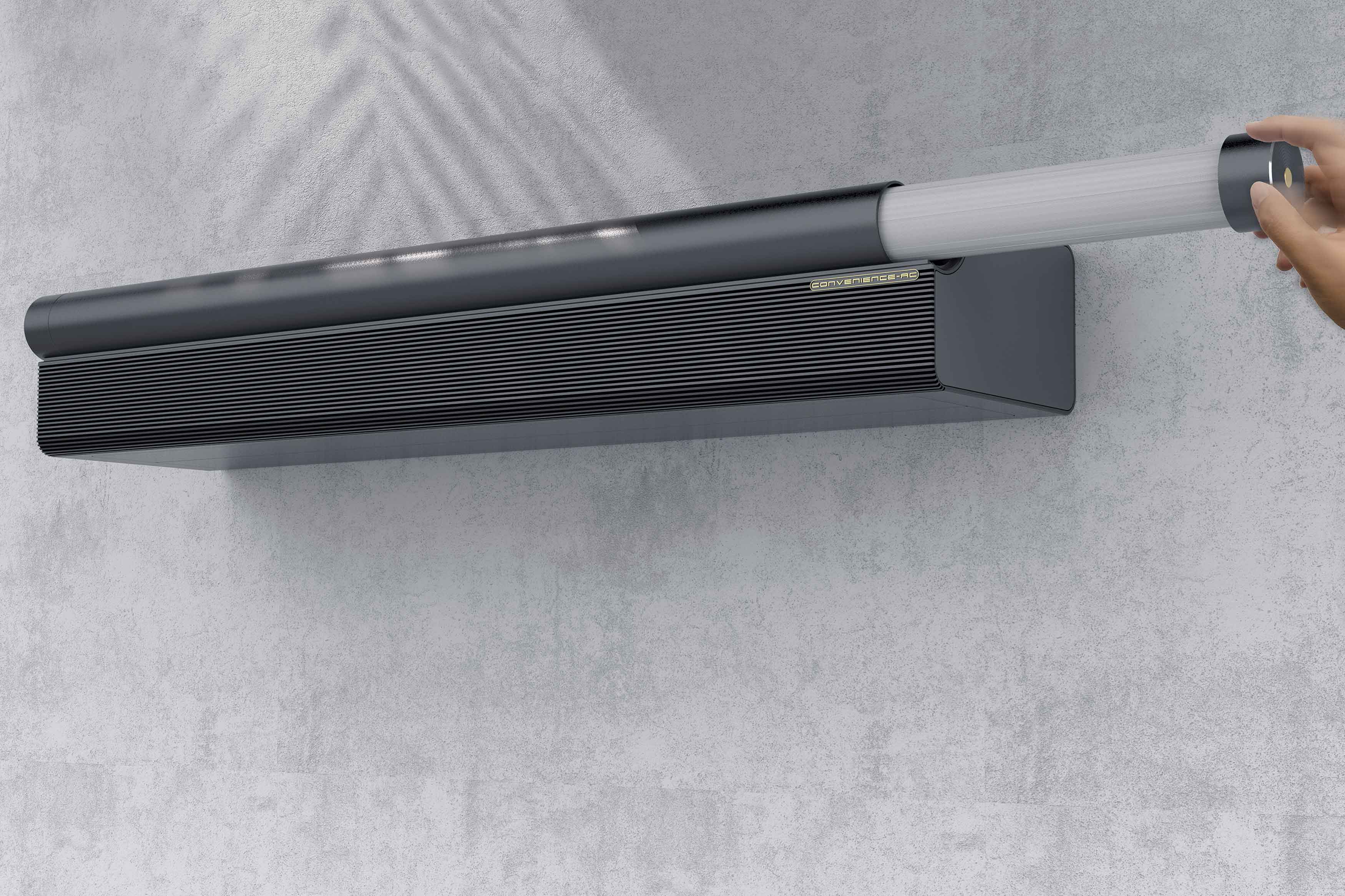 air conditioner，Easy to clean，black，2021 red dot design concept award，