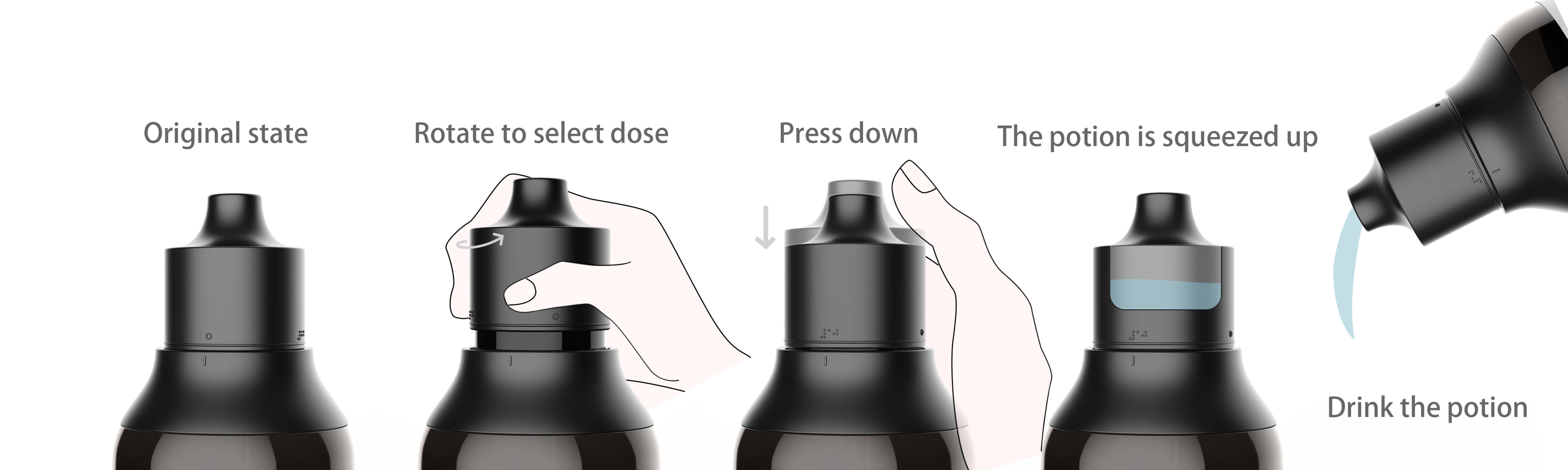 Medicine bottle，braille，2021 red dot design concept award，