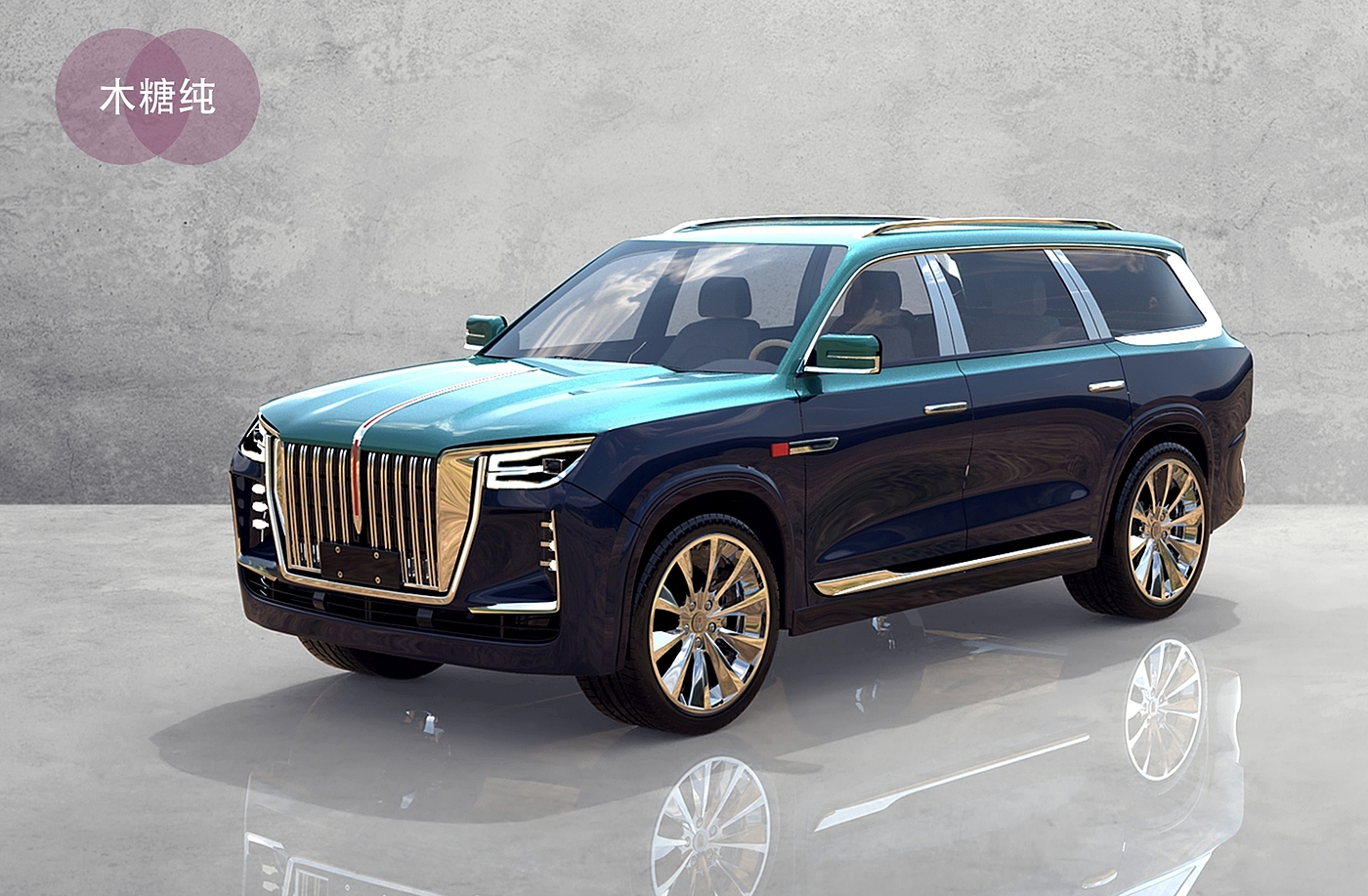 automobile，Red Banner ，vehicle，Automobile design，