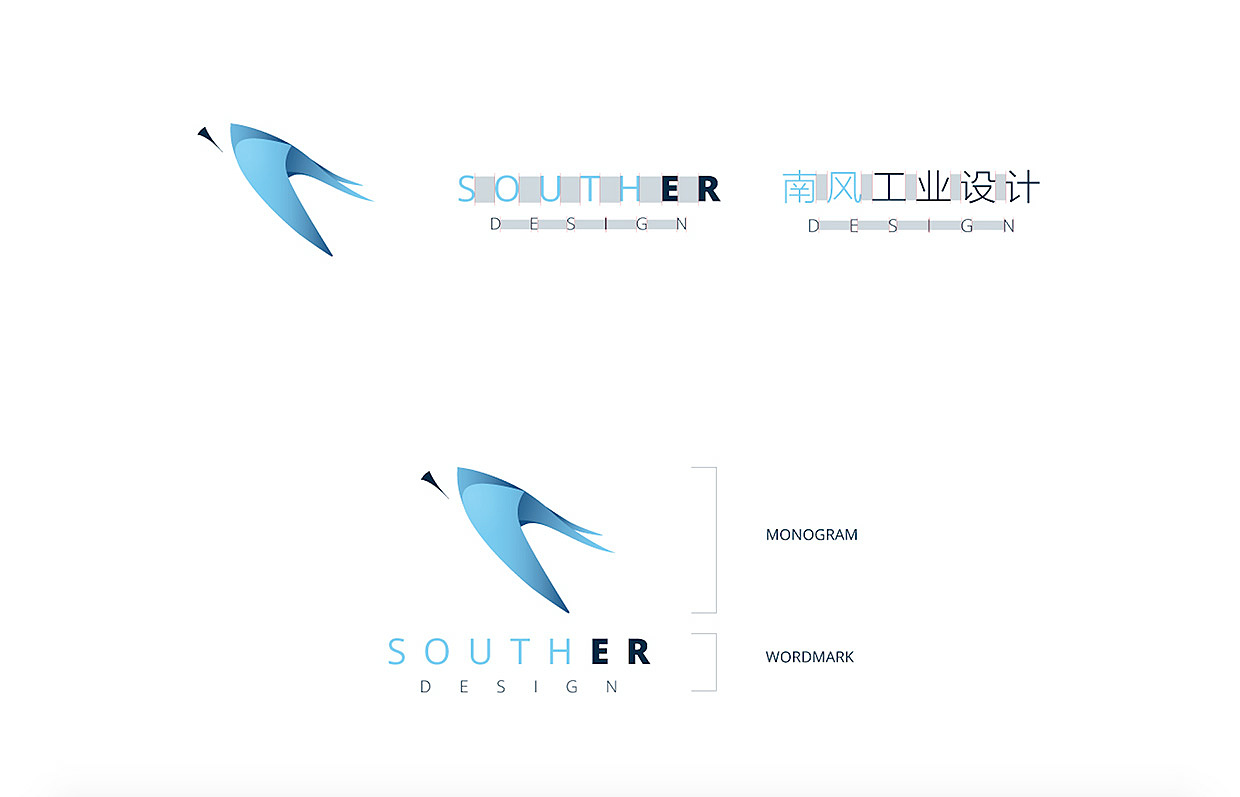 South wind design，logo，vi，