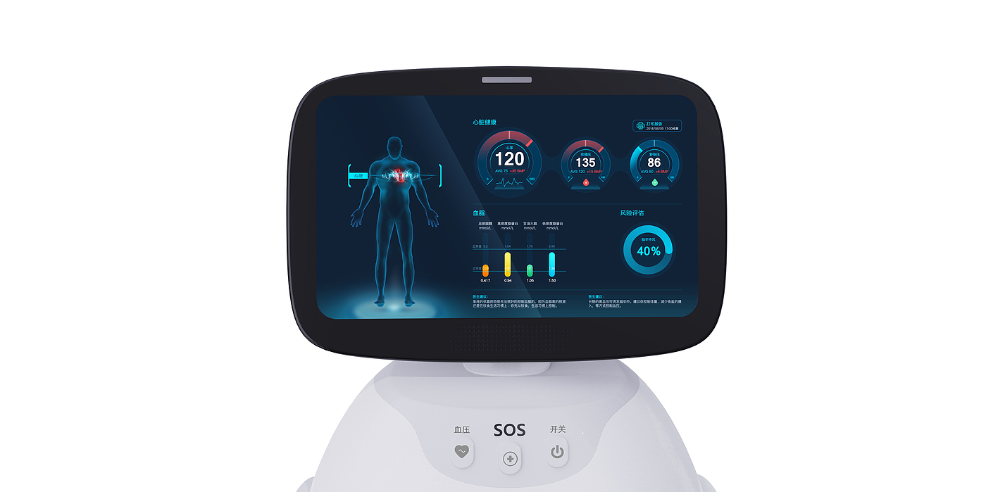 old age，Escort，accompany，robot，healthy，blood pressure，Digital intelligence，
