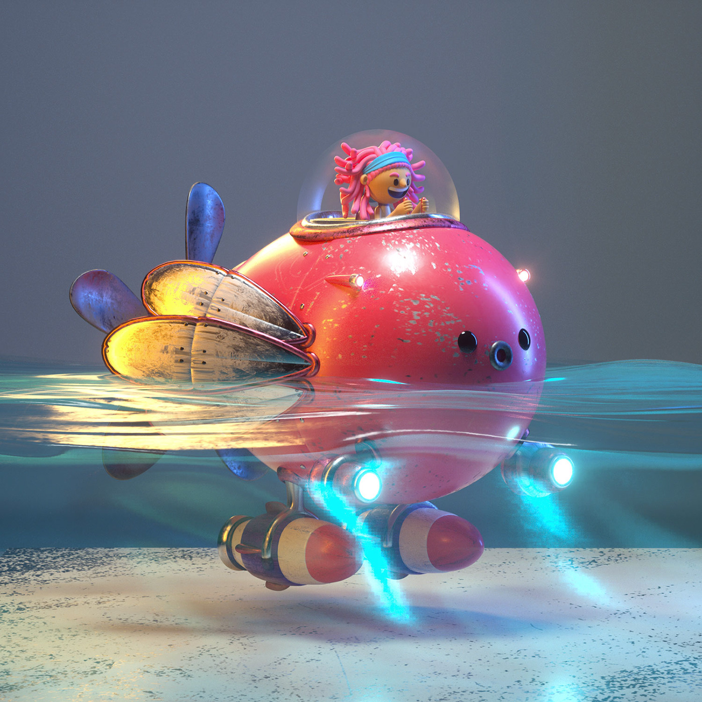 product design，illustration，3d，Cartoon，