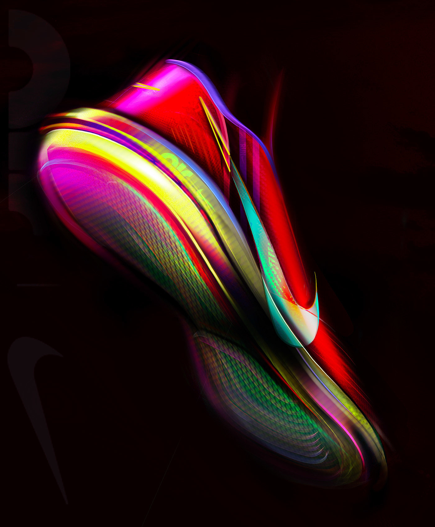 Footwear concept，product design，shoes，Nike，Puma，