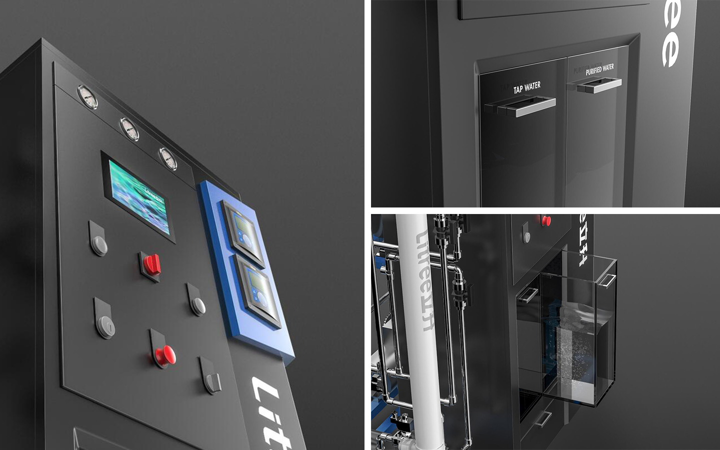 South wind design，industrial design，Water purification equipment，litree ，