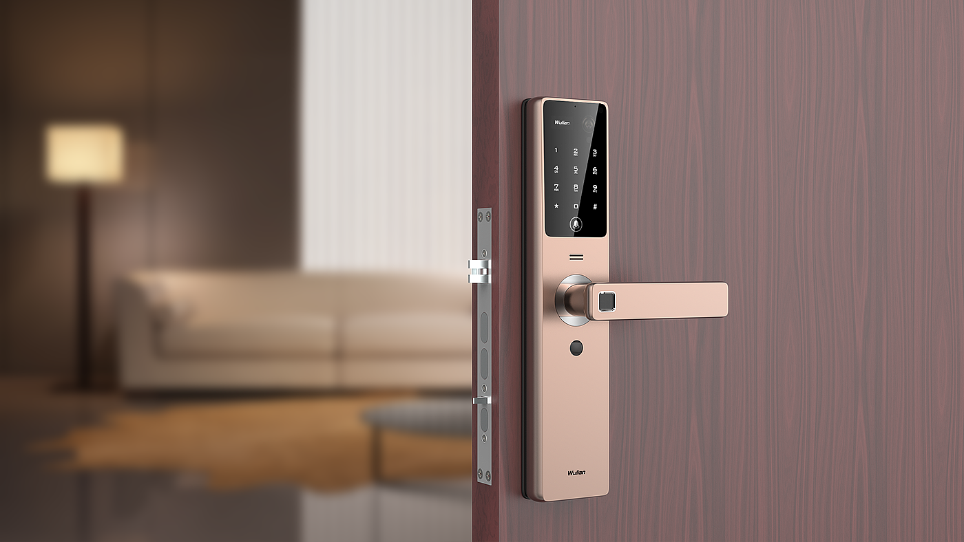 Retina，intelligence，Door lock，Metallic feeling，