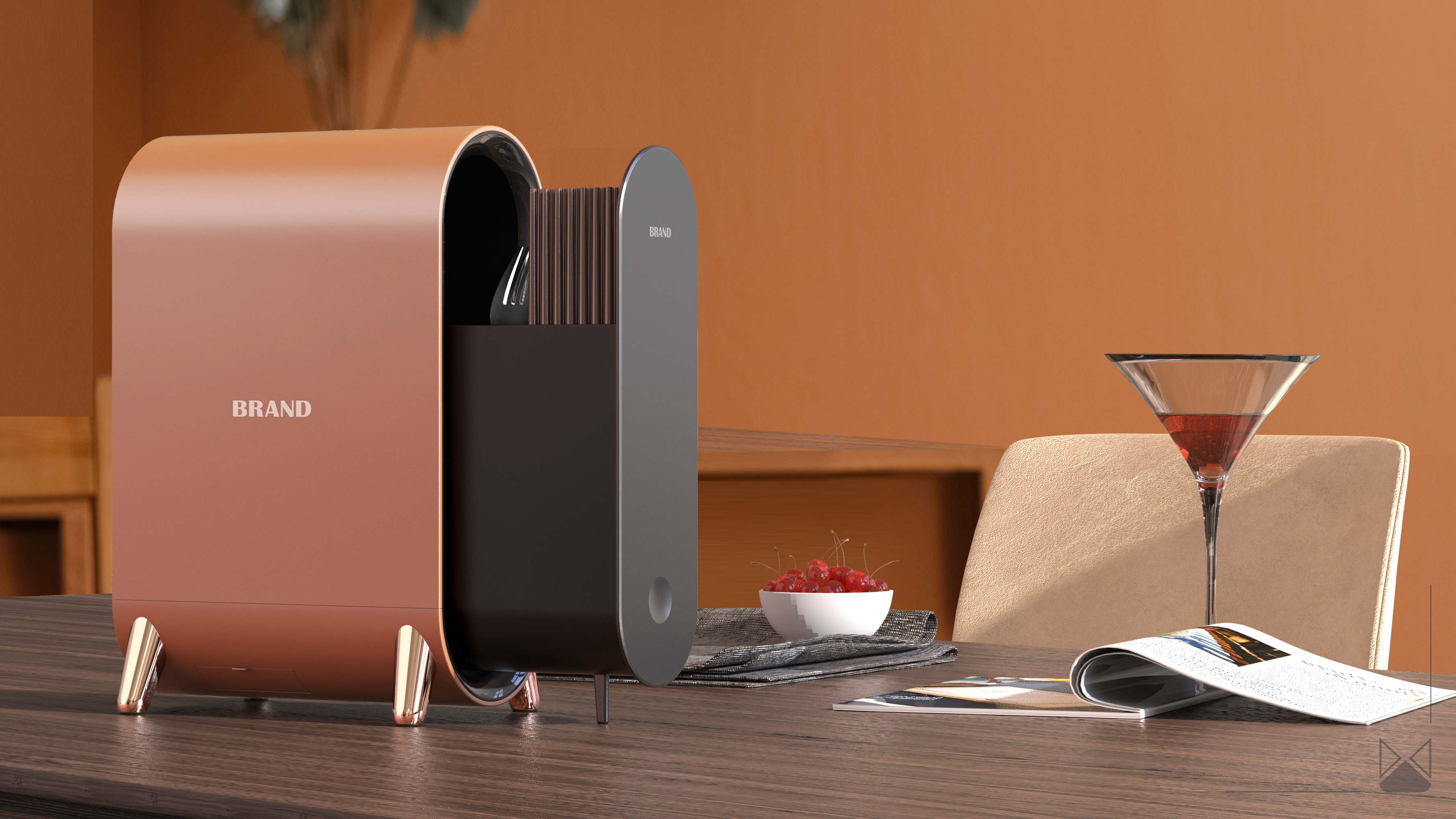 industrial design，Home appliance design，Kitchen electrical design，Appearance design，Sterilizer，Lingxi design，Shunde Industrial Design，design company，