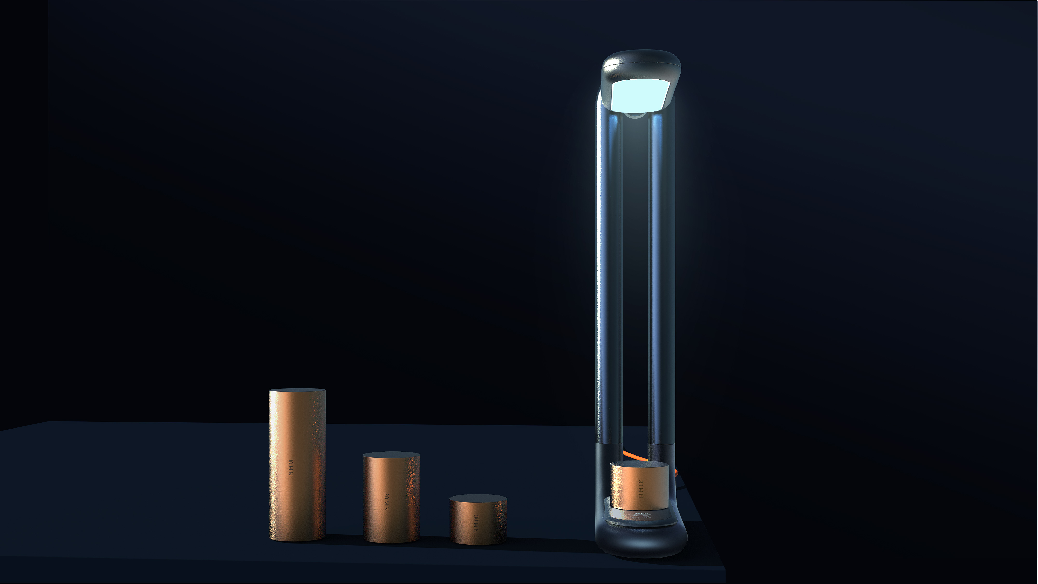 Desk lamp，Help sleep，product design，Black Technology，innovate，Intellectualization，hommization，Household appliances，