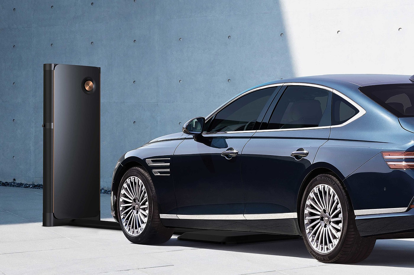 automobile，Electric vehicle，charge，2021 red dot design concept award，