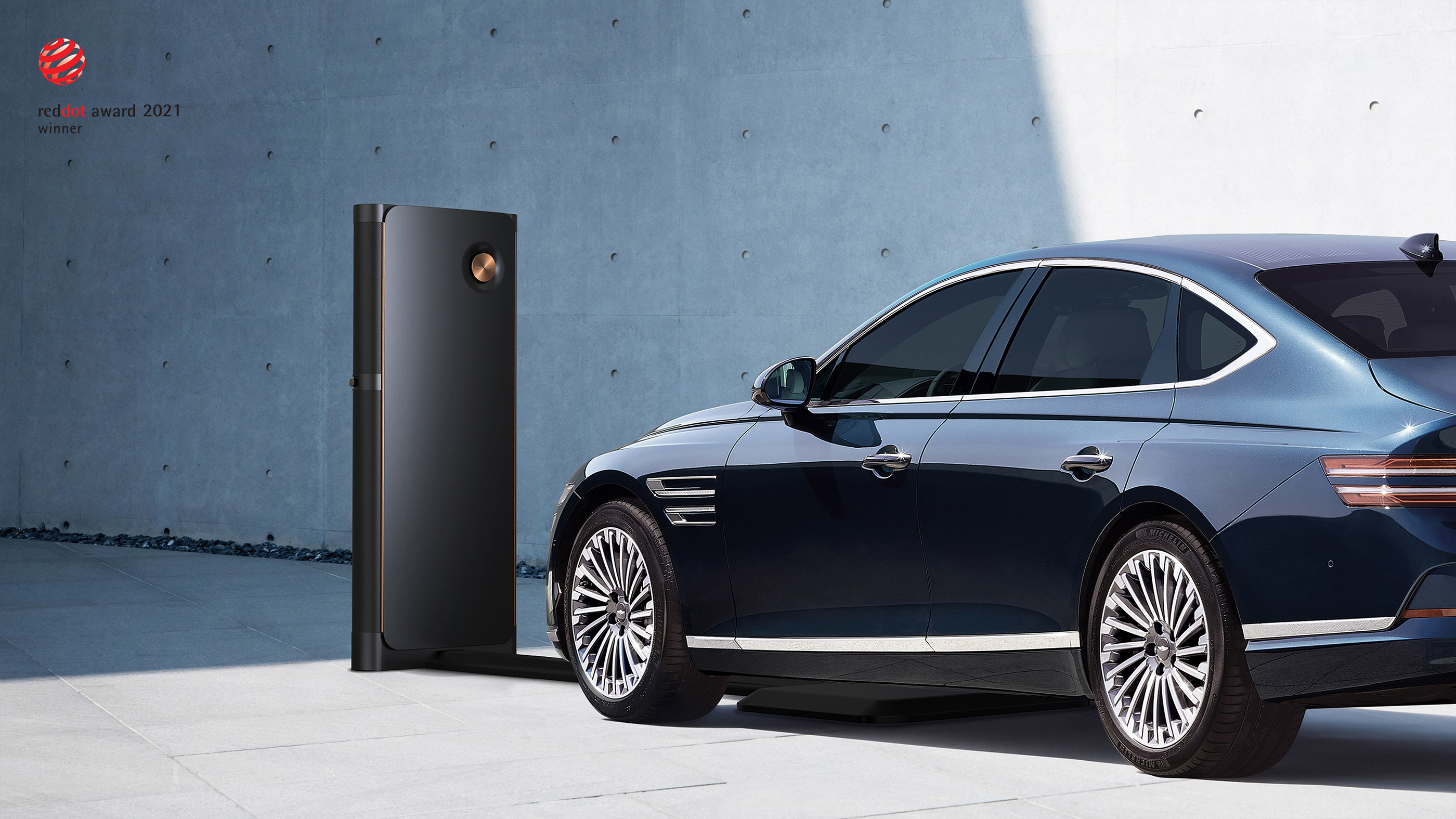 electric vehicle，Charging system，Genesis，wireless，product design，Charging pile，