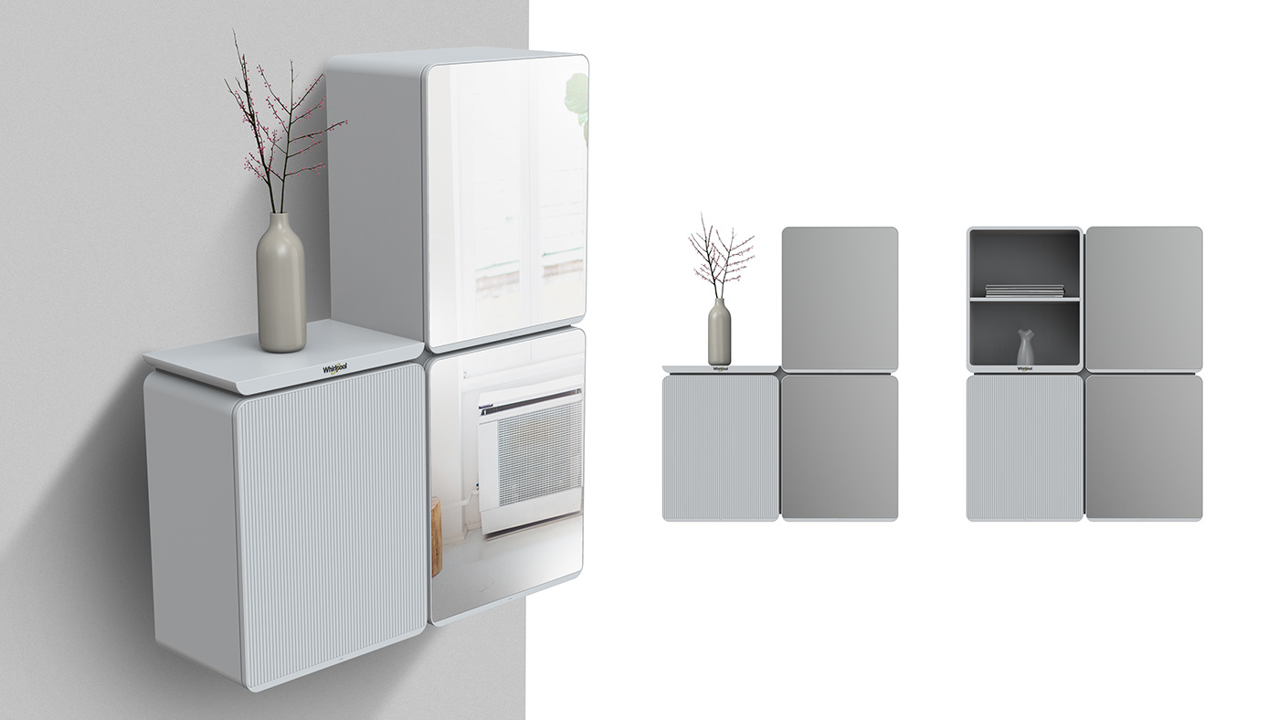 industrial design，product design，Washing machine，household electrical appliances，future，