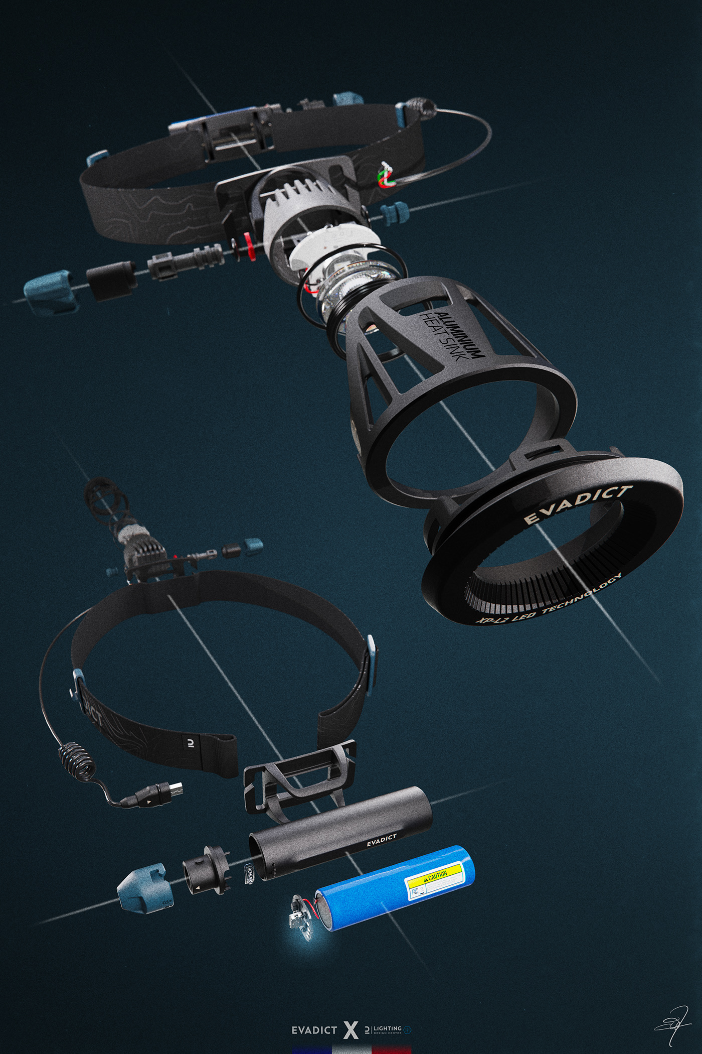 lamp，outdoors，motion，product design，Headlights，