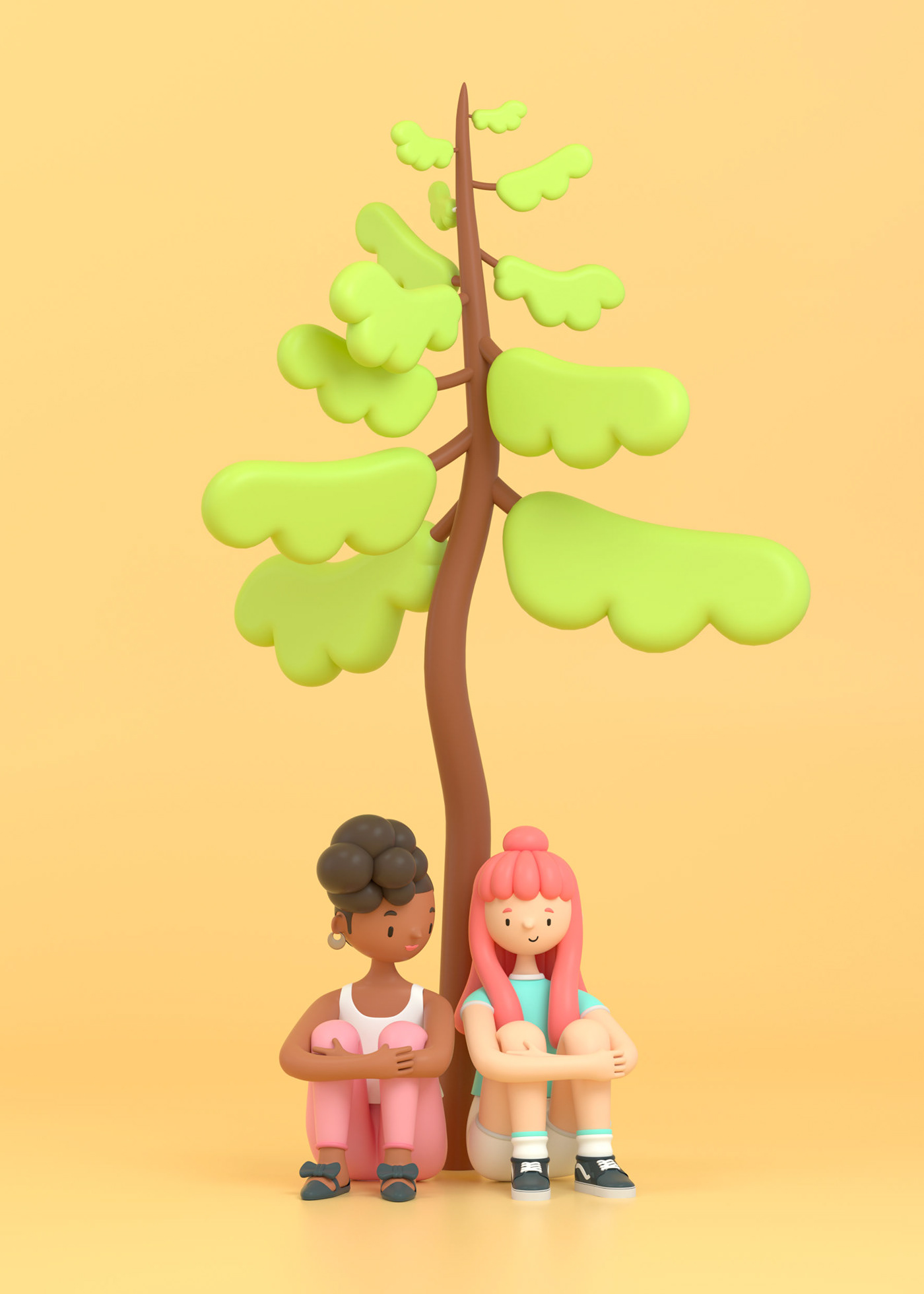 Tijik，3d，Role design，Illustrator，