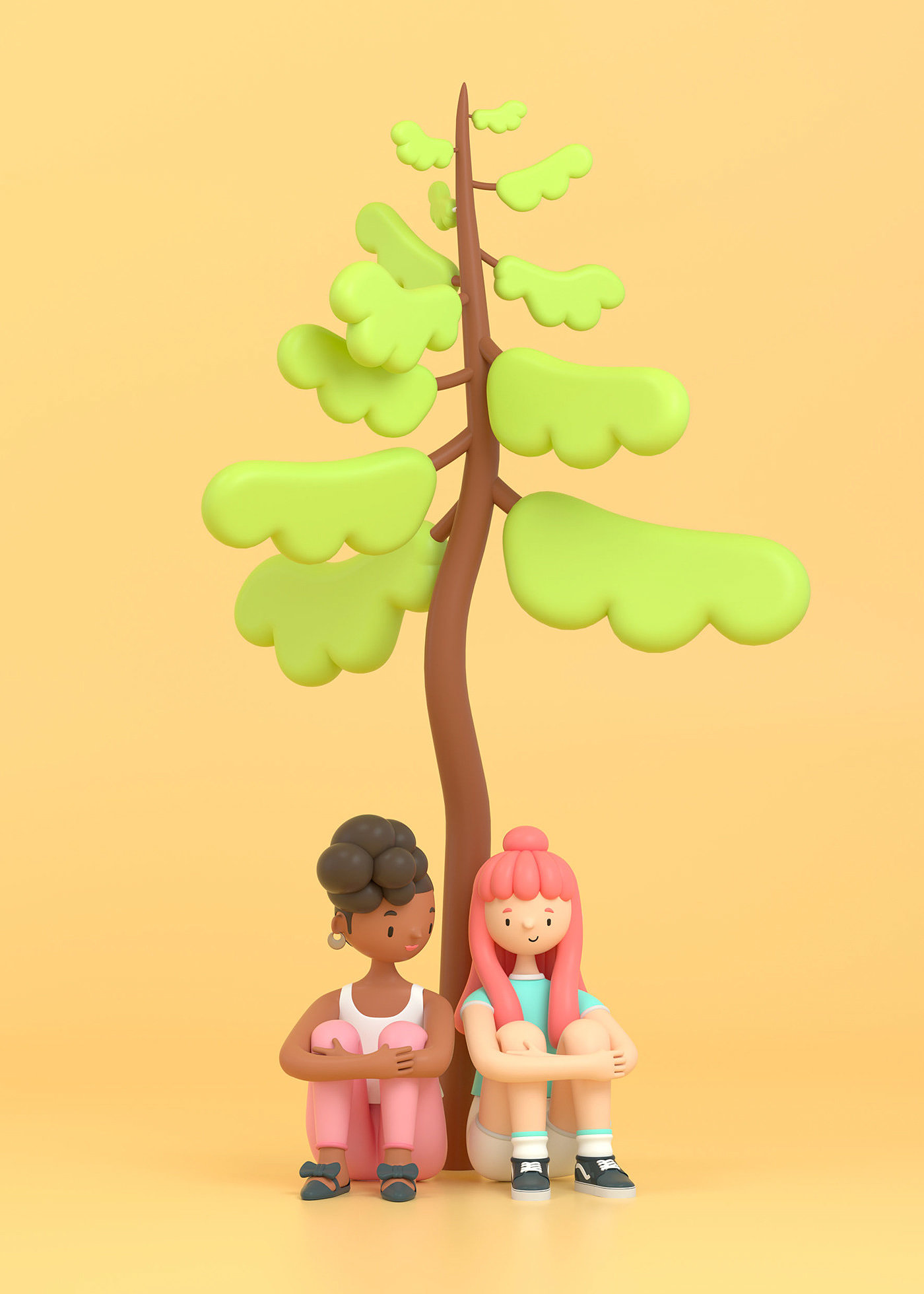 Tijik，3d，Role design，Illustrator，