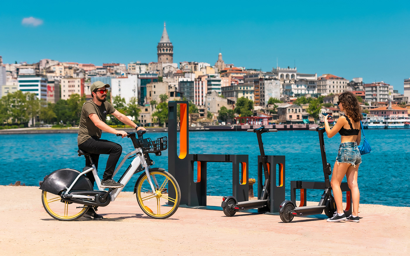 Charging station，Electric bicycle，product design，Charging pile，Electric skateboard，