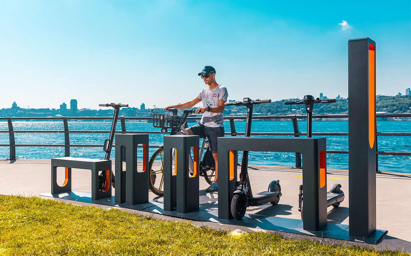 Charging station，Electric bicycle，product design，Charging pile，Electric skateboard，