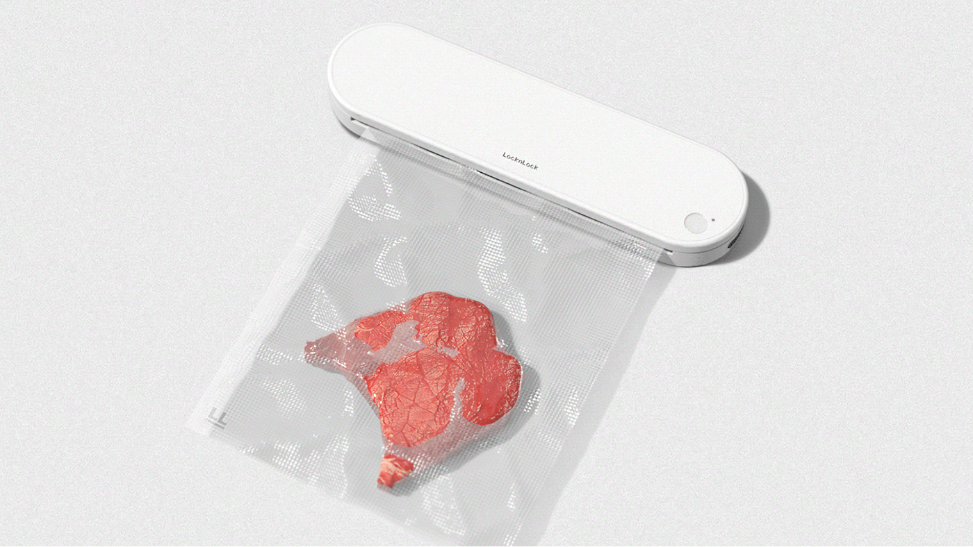 Jihyo Seo，packing design，Vacuum kitchenware，LockLock，LocknLock app，