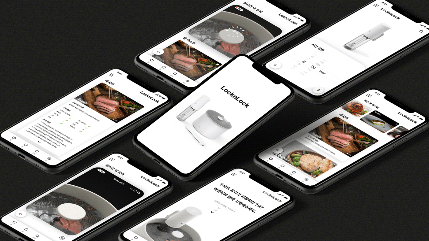 Jihyo Seo，packing design，Vacuum kitchenware，LockLock，LocknLock app，