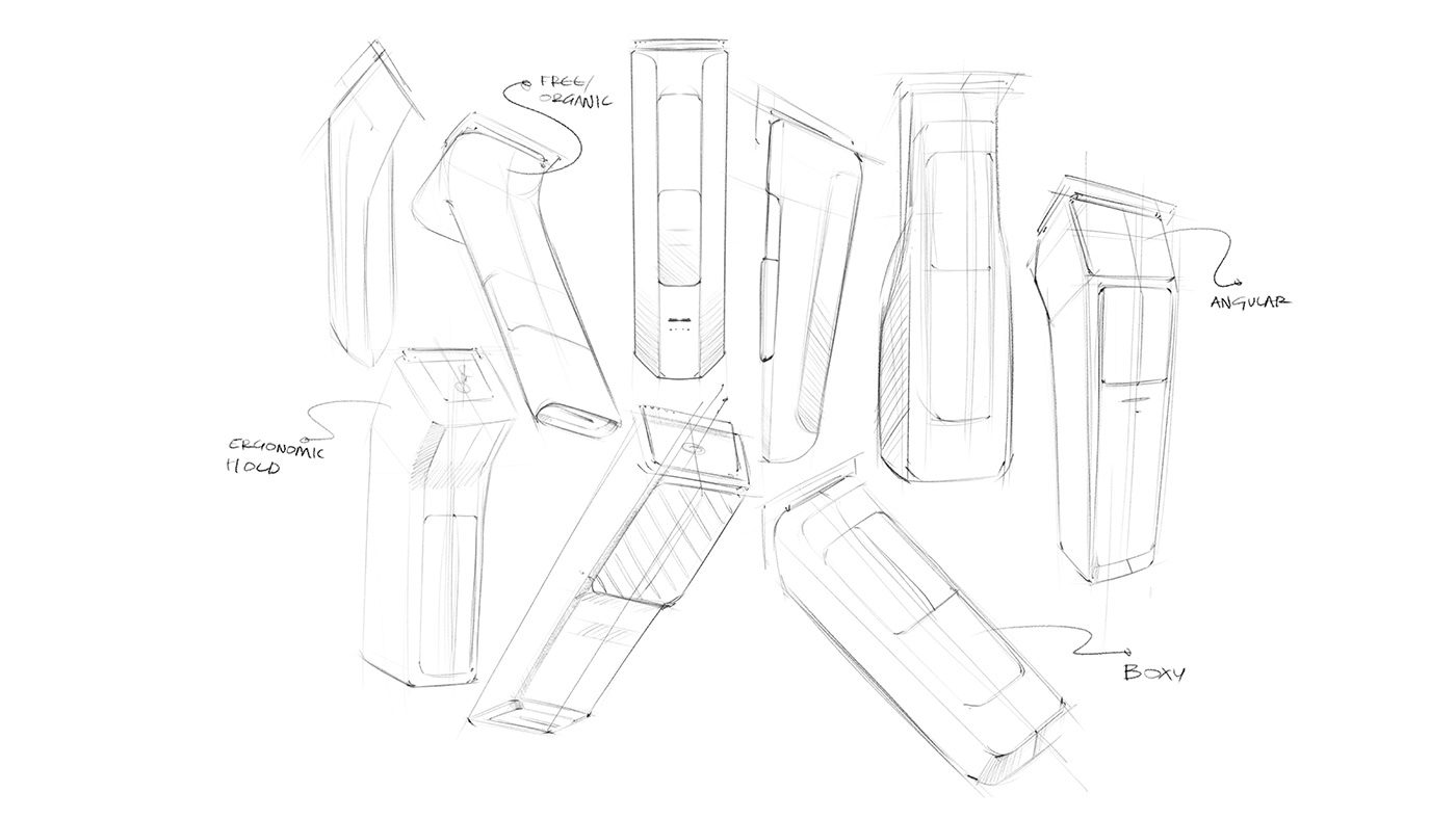 razor，Trimmer，product design，