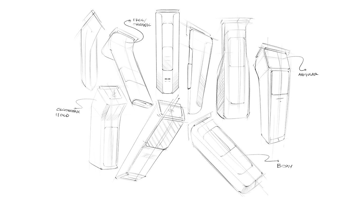 razor，Trimmer，product design，