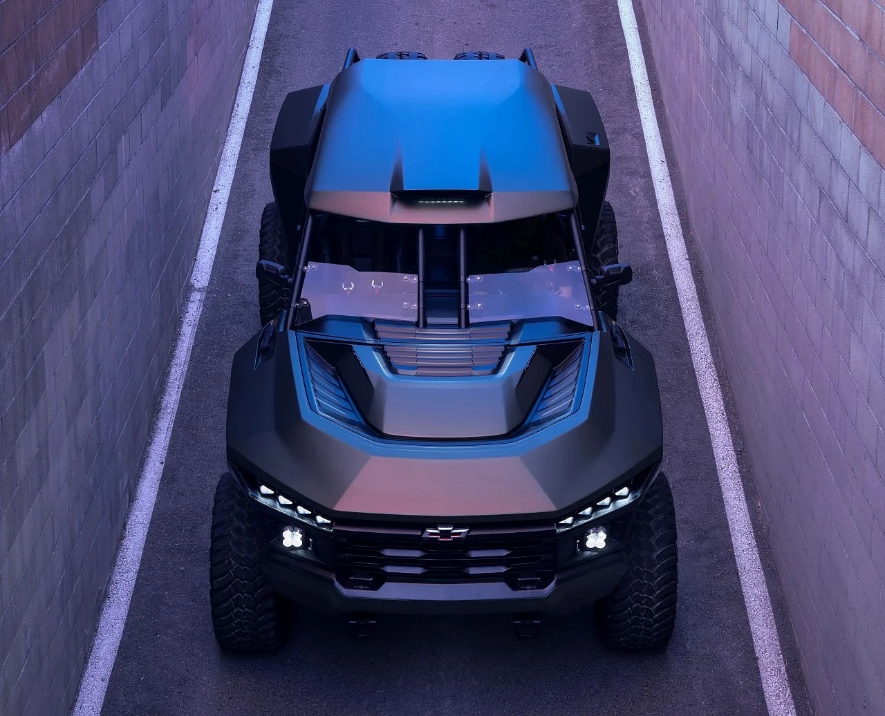 Beast概念车，雪佛兰，高性能越野卡车，简约设计，