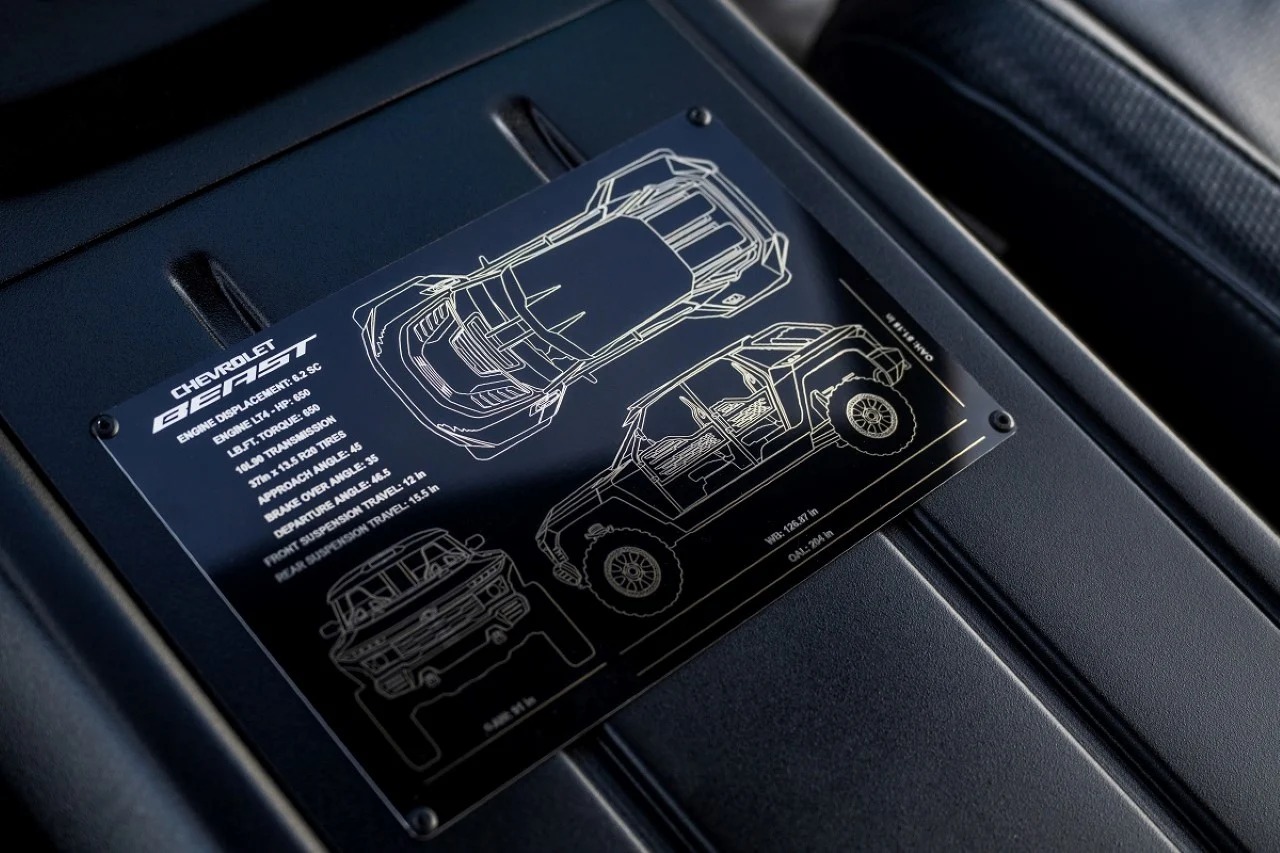 Beast concept car，Chevrolet，High performance off-road truck，Simple design，