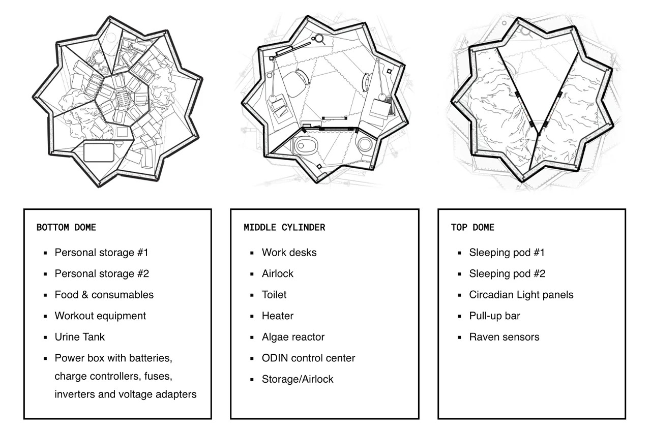 SAGA Space Architect，Modular origami tent，Modular shelter，Lunar habitat，Future human，Lunark habitat，Foldable design，
