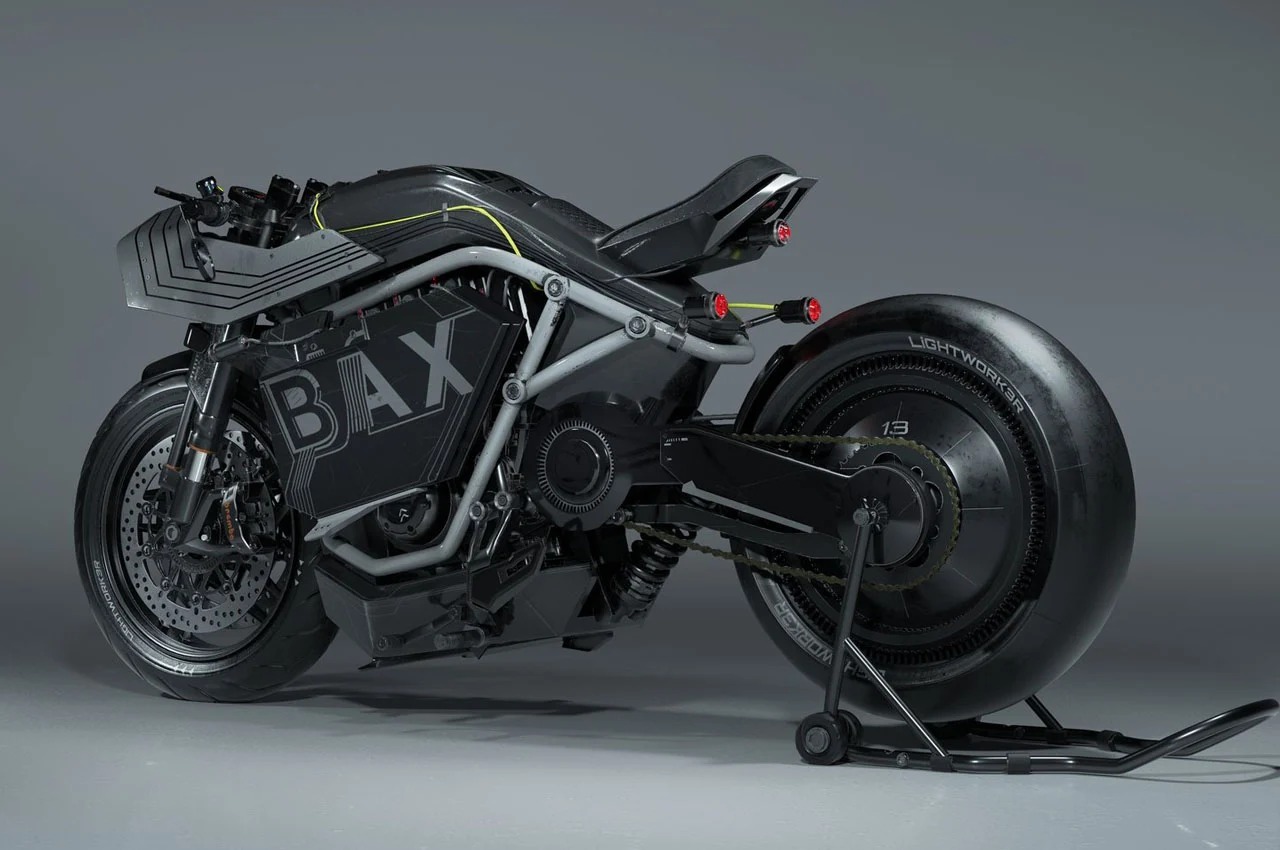 BAX MOTO MK3，Smooth design，Muscular sensation，Automobile design，Shane Baxley，Batman，