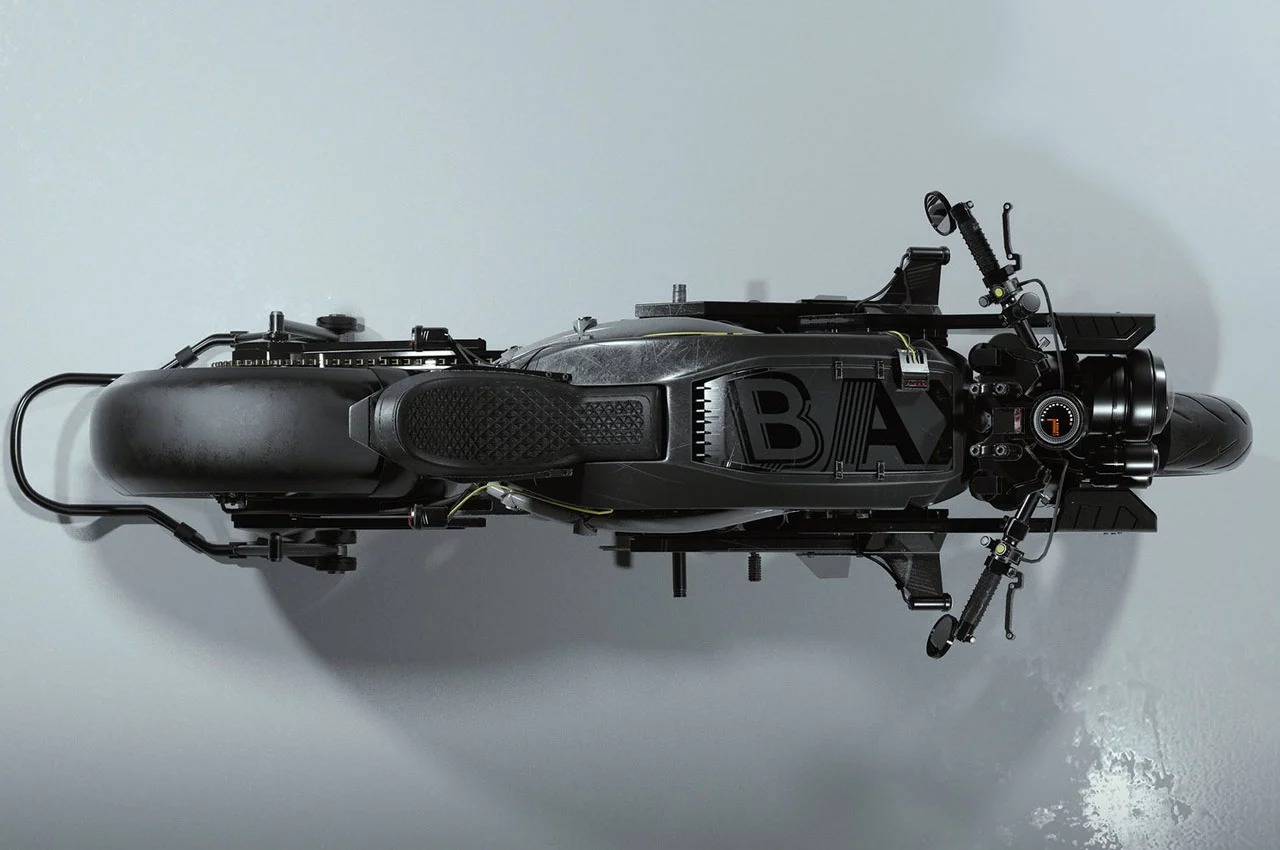 BAX MOTO MK3，Smooth design，Muscular sensation，Automobile design，Shane Baxley，Batman，