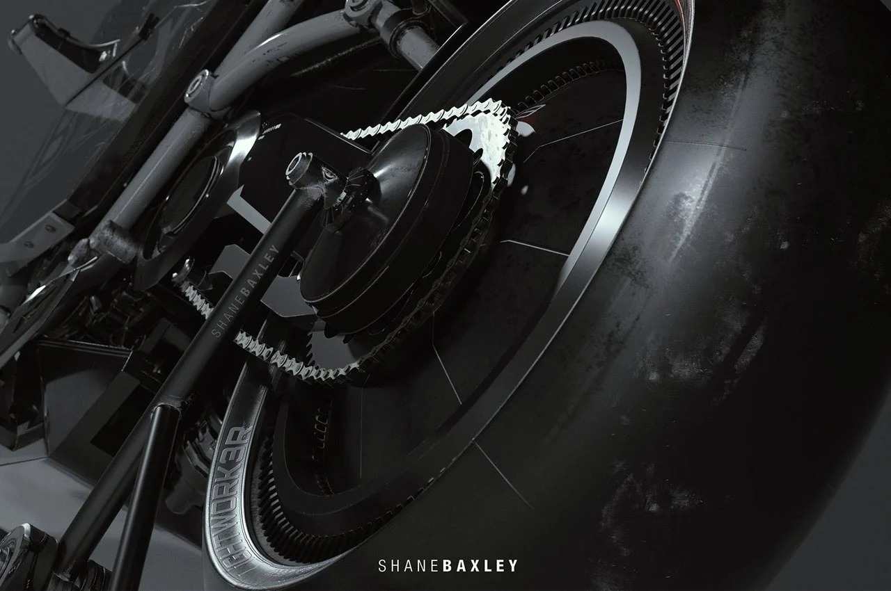 BAX MOTO MK3，Smooth design，Muscular sensation，Automobile design，Shane Baxley，Batman，