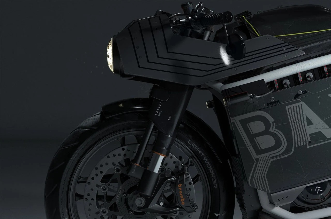 BAX MOTO MK3，Smooth design，Muscular sensation，Automobile design，Shane Baxley，Batman，