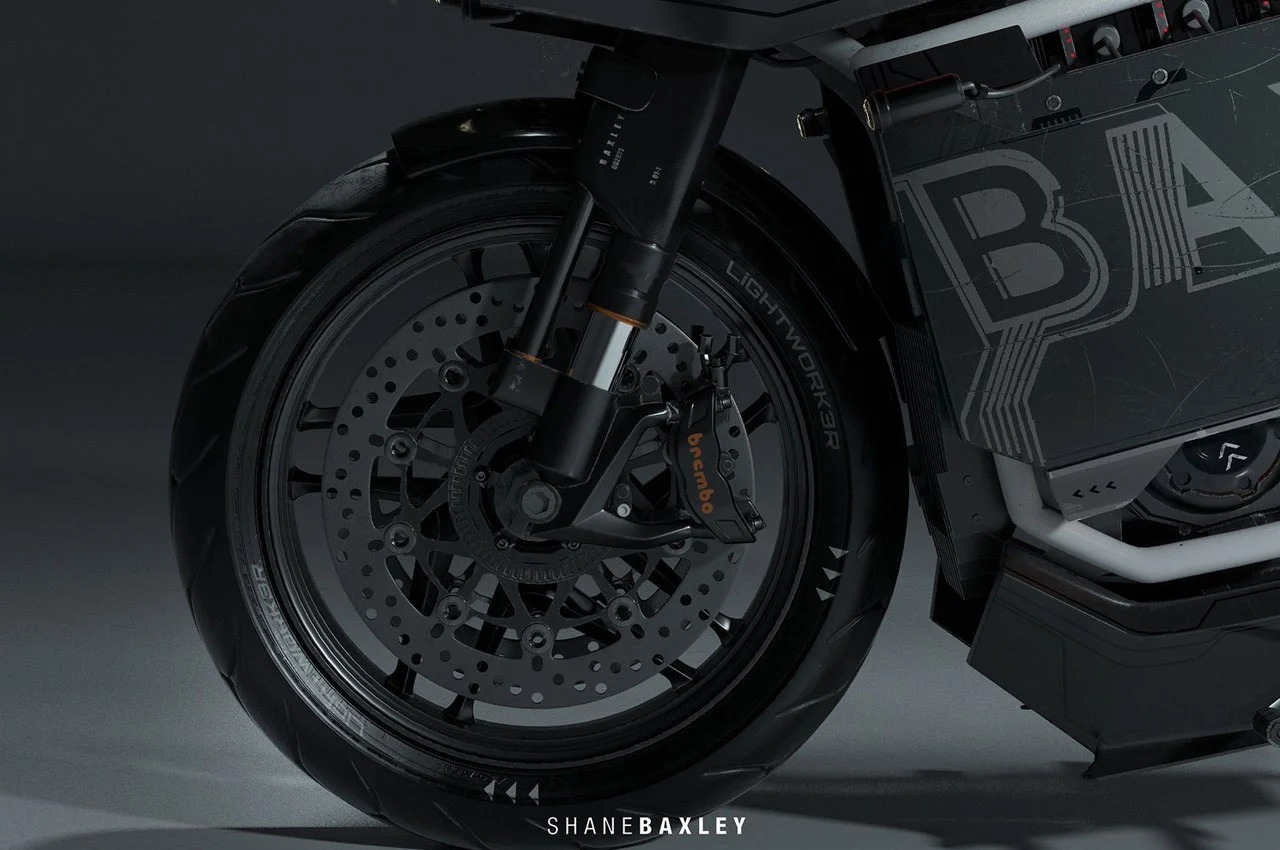 BAX MOTO MK3，Smooth design，Muscular sensation，Automobile design，Shane Baxley，Batman，