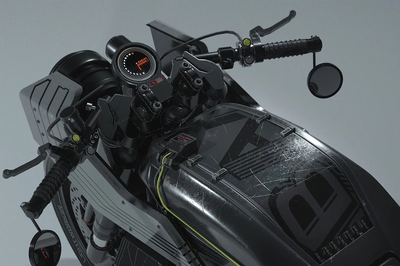 BAX MOTO MK3，Smooth design，Muscular sensation，Automobile design，Shane Baxley，Batman，