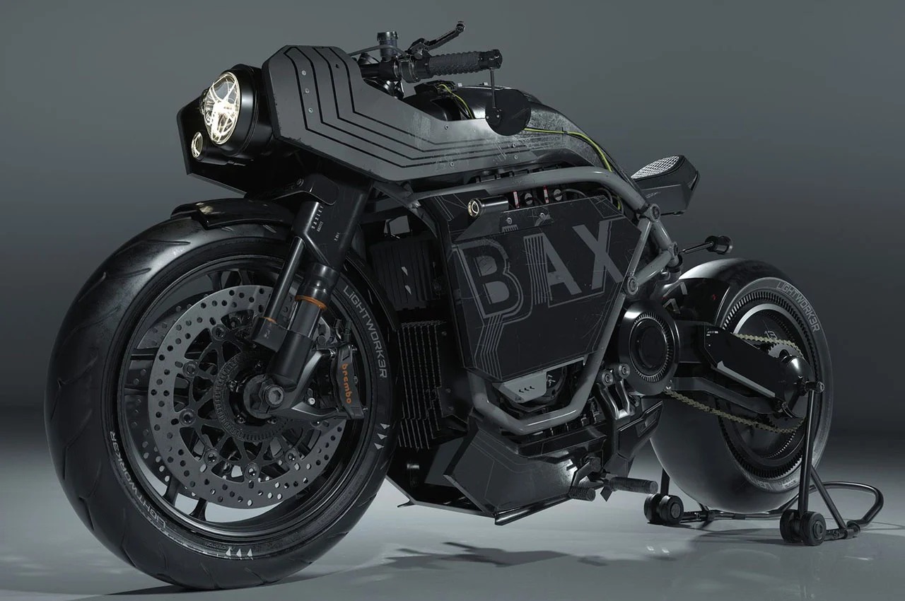 BAX MOTO MK3，Smooth design，Muscular sensation，Automobile design，Shane Baxley，Batman，