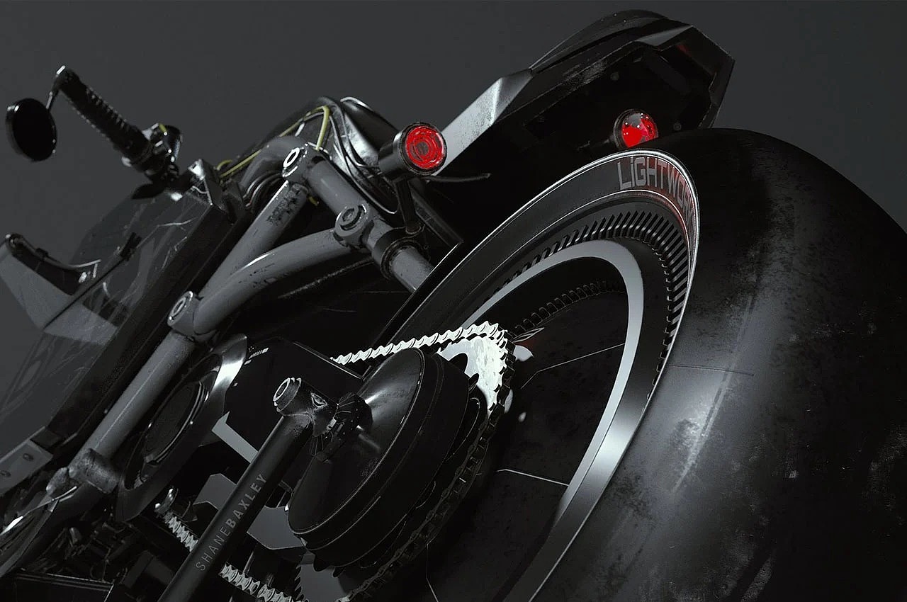 BAX MOTO MK3，Smooth design，Muscular sensation，Automobile design，Shane Baxley，Batman，