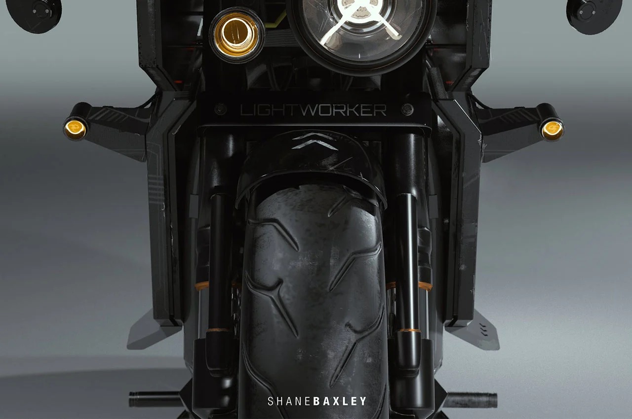 BAX MOTO MK3，Smooth design，Muscular sensation，Automobile design，Shane Baxley，Batman，