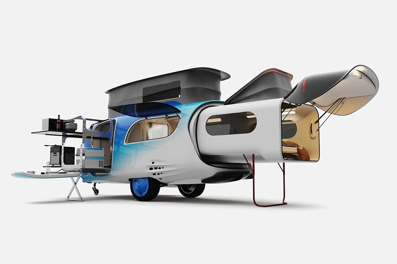 Adventure Trailer，Campervan，camp，Red dot award，