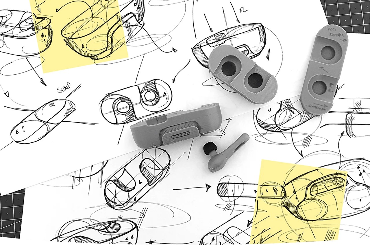 3D visualization，headset，Wireless headset，Earplugs，