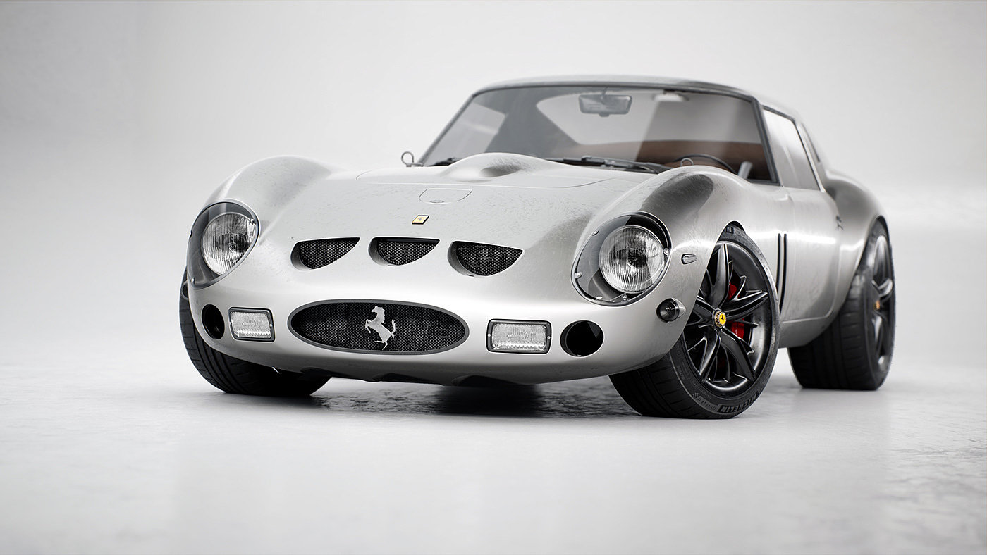 Matteo Gentile.，FERRARI 250 GTO CGI，法拉利，汽车设计，