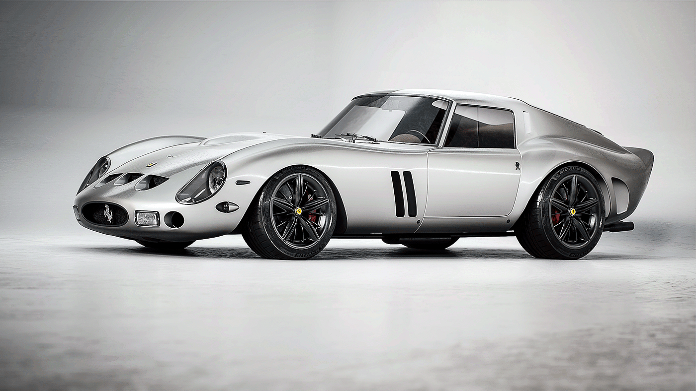 Matteo Gentile.，FERRARI 250 GTO CGI，法拉利，汽车设计，