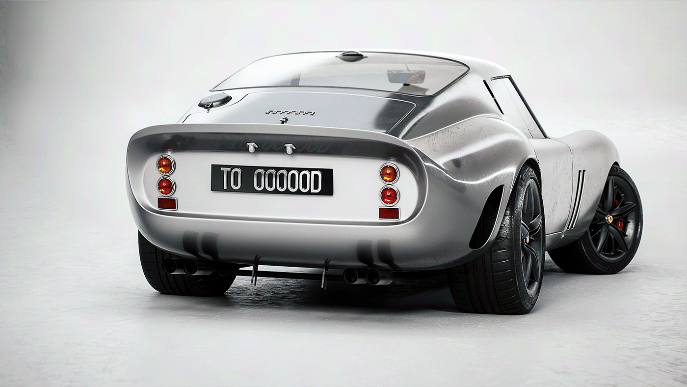 Matteo Gentile.，FERRARI 250 GTO CGI，Ferrari，Automobile design，