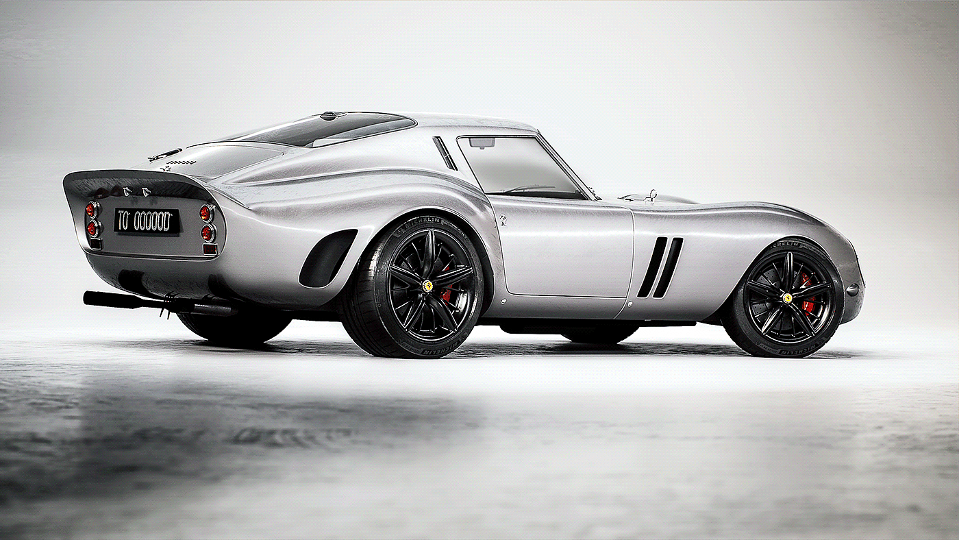 Matteo Gentile.，FERRARI 250 GTO CGI，法拉利，汽车设计，