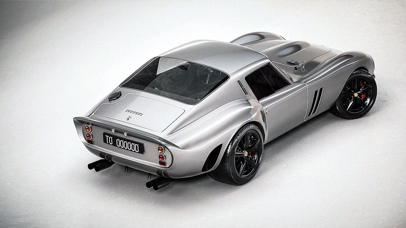 Matteo Gentile.，FERRARI 250 GTO CGI，法拉利，汽车设计，