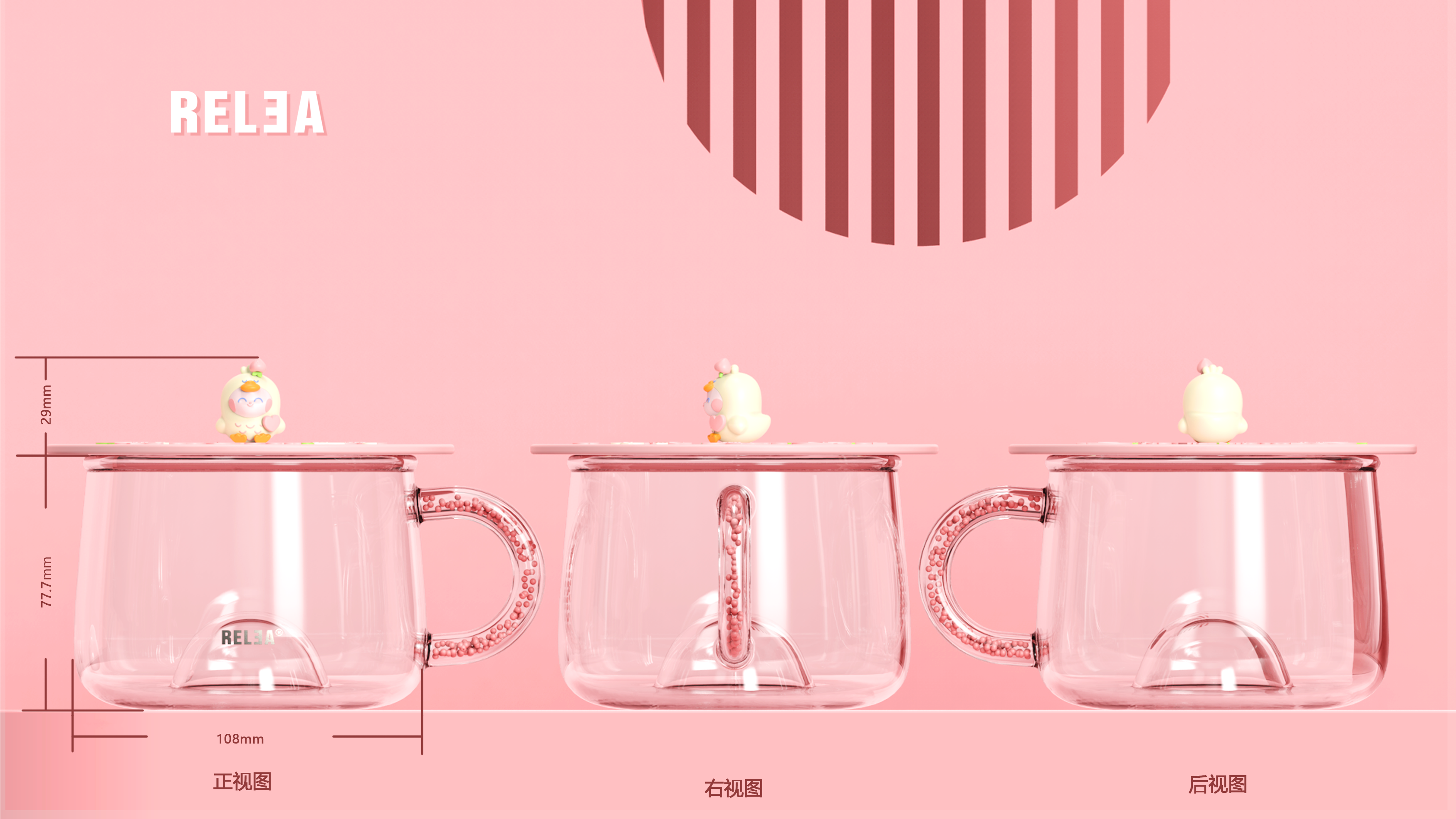 AI duck blind box series，Original design，interest，Blind box glass，