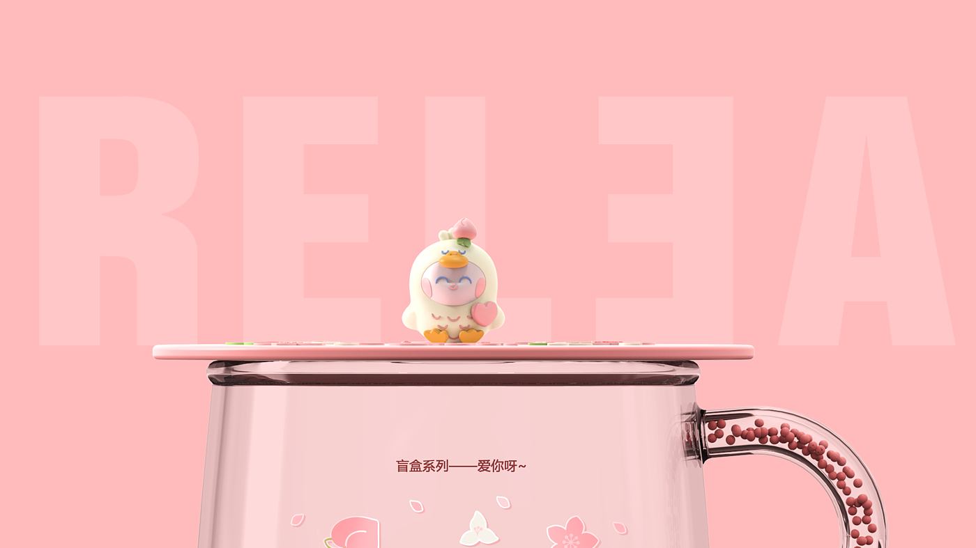 AI duck blind box series，Original design，interest，Blind box glass，