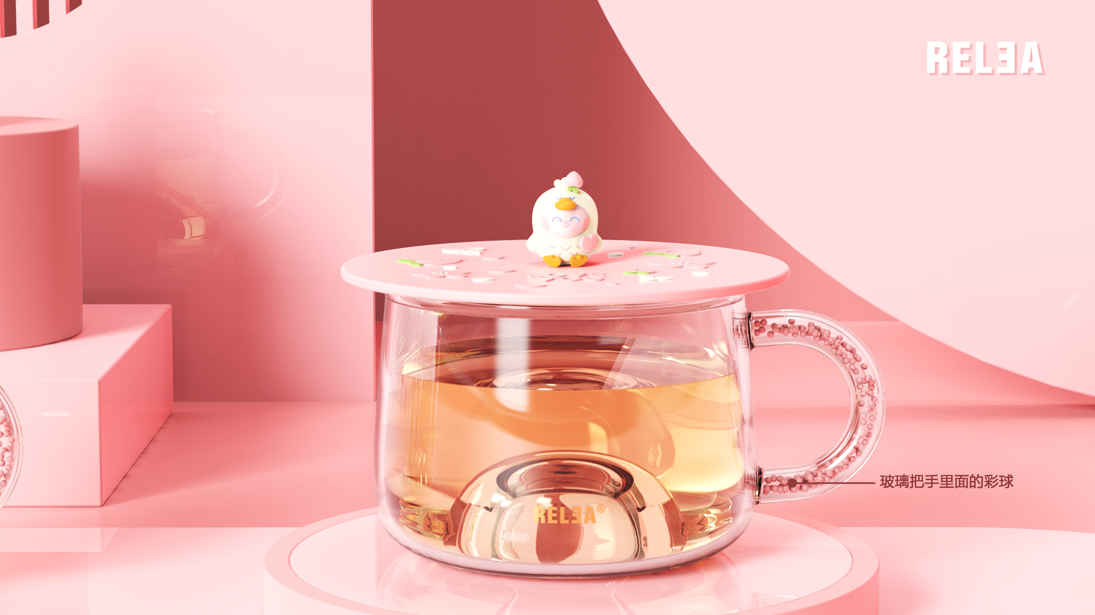 AI duck blind box series，Original design，interest，Blind box glass，